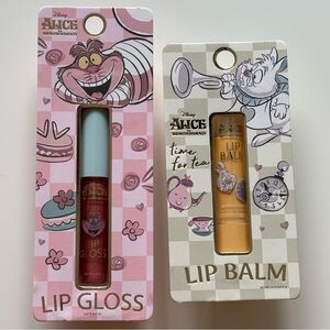 Disney Alice in Wonderland Lip Gloss Lip Balm Set